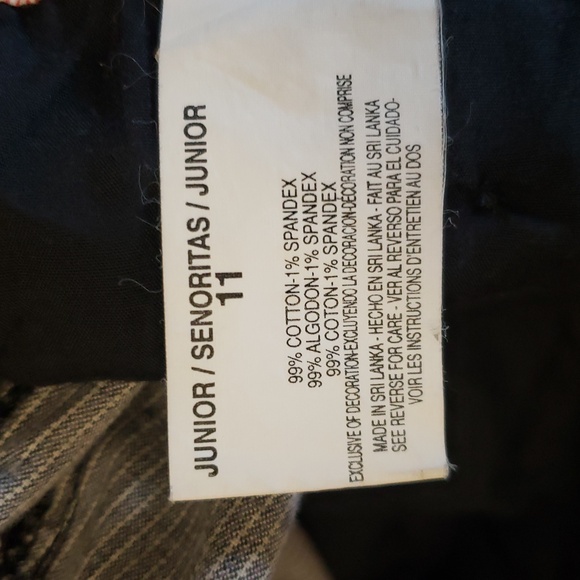 Juniors L.e.i Striped Flare Pants - Picture 8 of 8